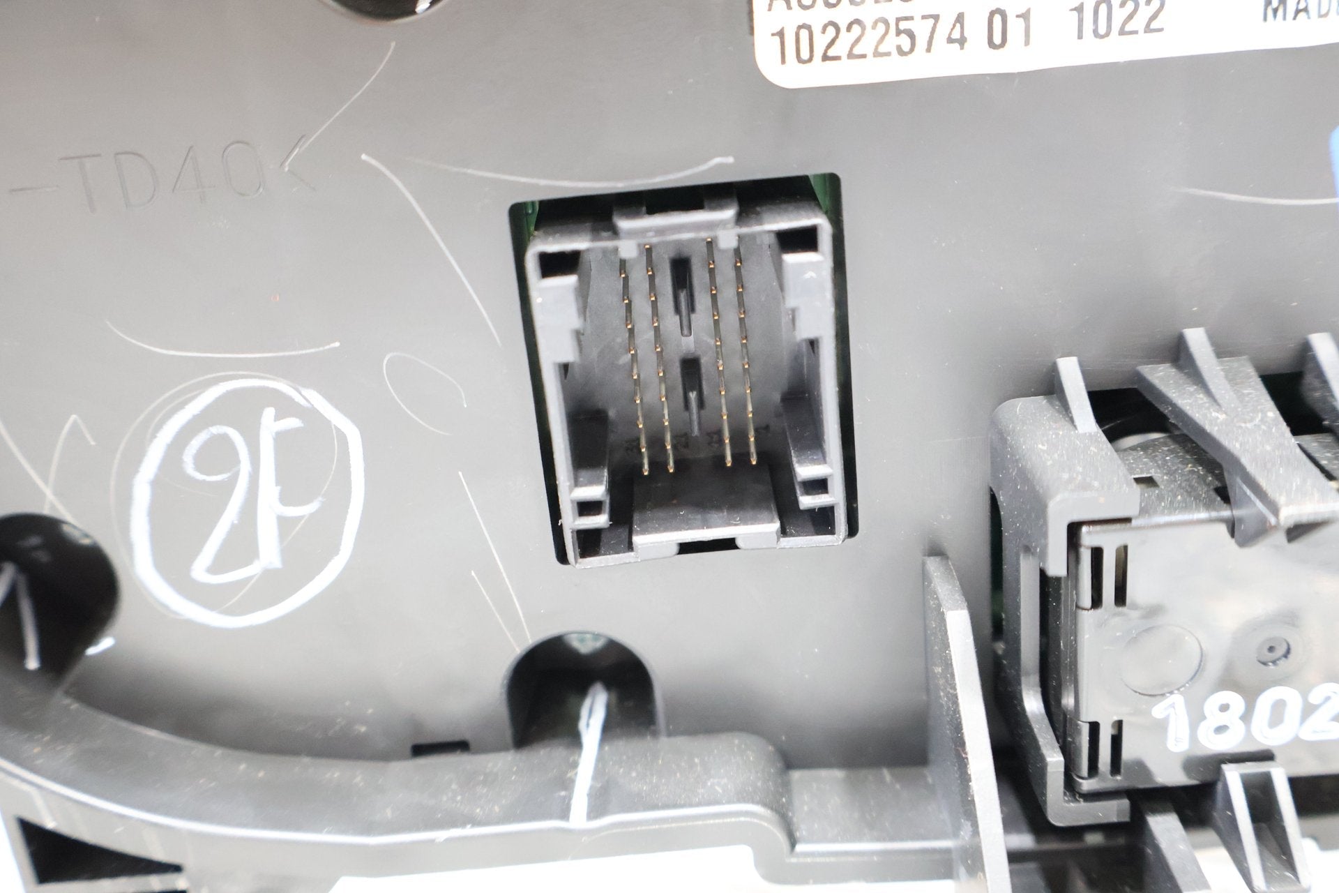 2012 Fiat 500- Heater/AC Controls