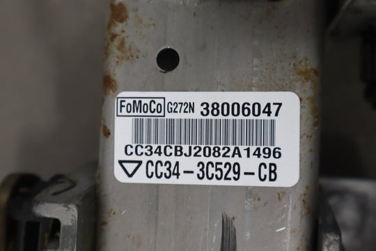2012 Ford F - 250 Super Duty FX4 Steering Column with Key Tested BC3Z3F791DA