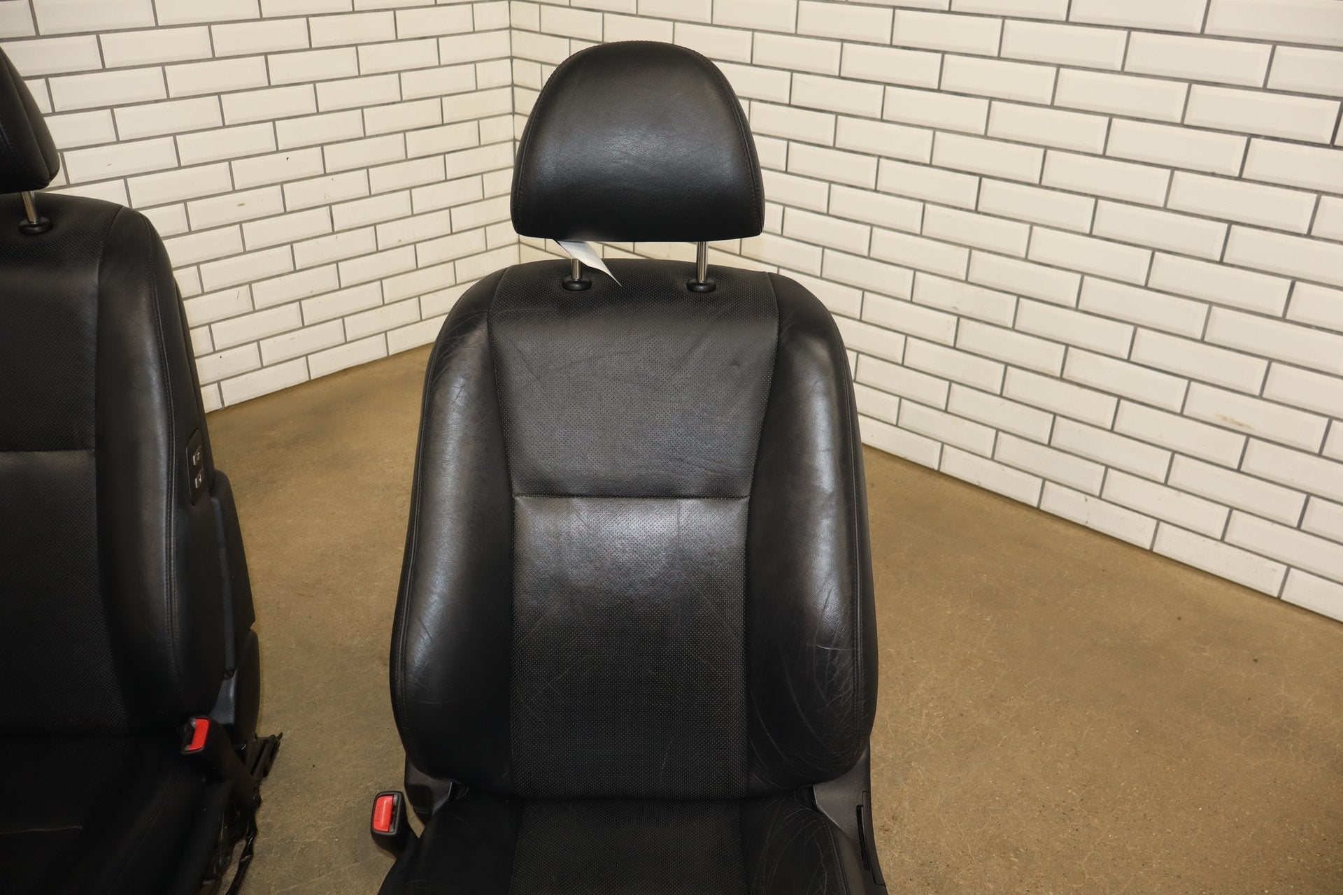 2012 Lexus LS460 Front & Rear Heated Power Leather Seat Set Black 20