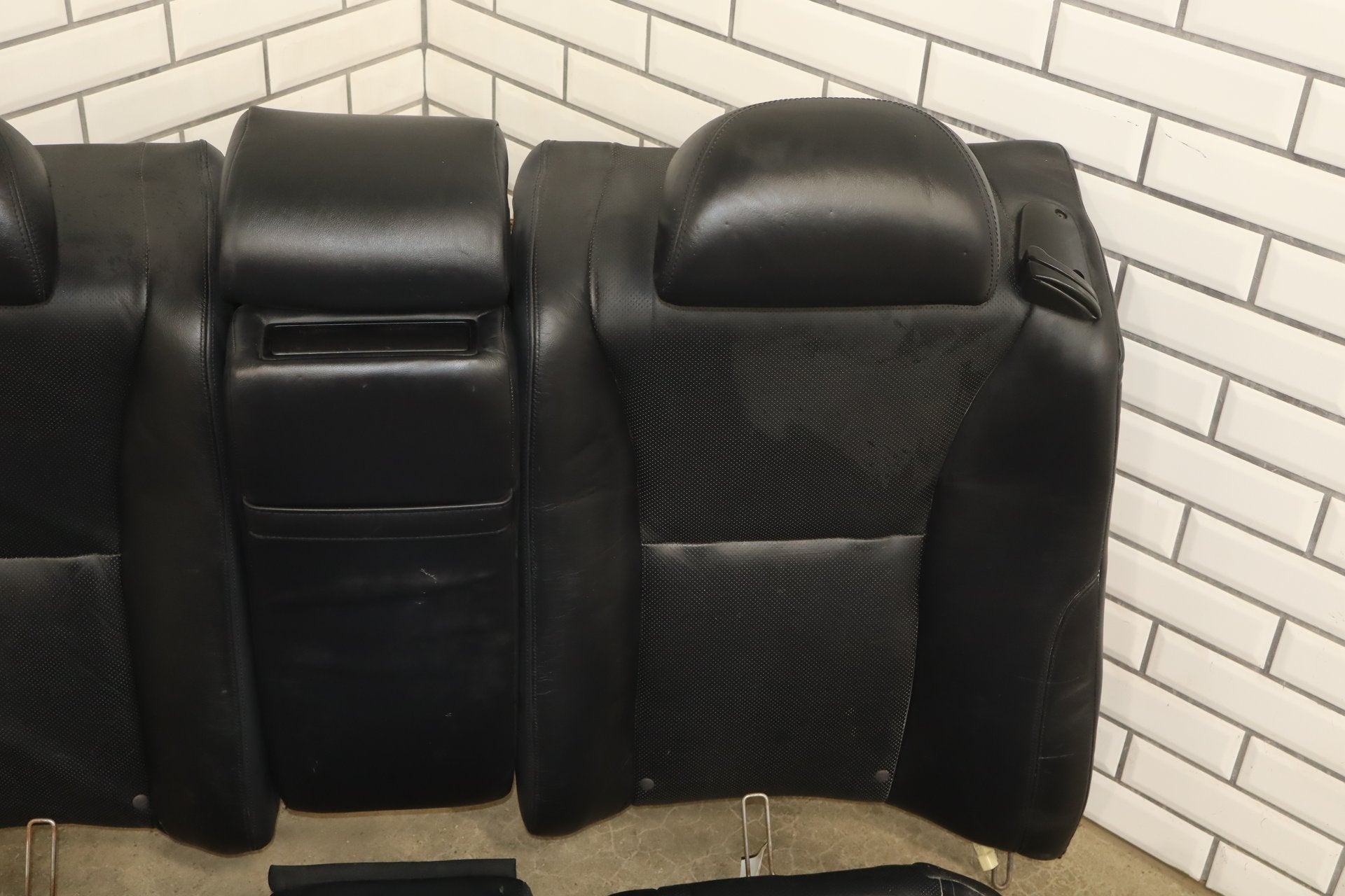 2012 Lexus LS460 Front & Rear Heated Power Leather Seat Set Black 20