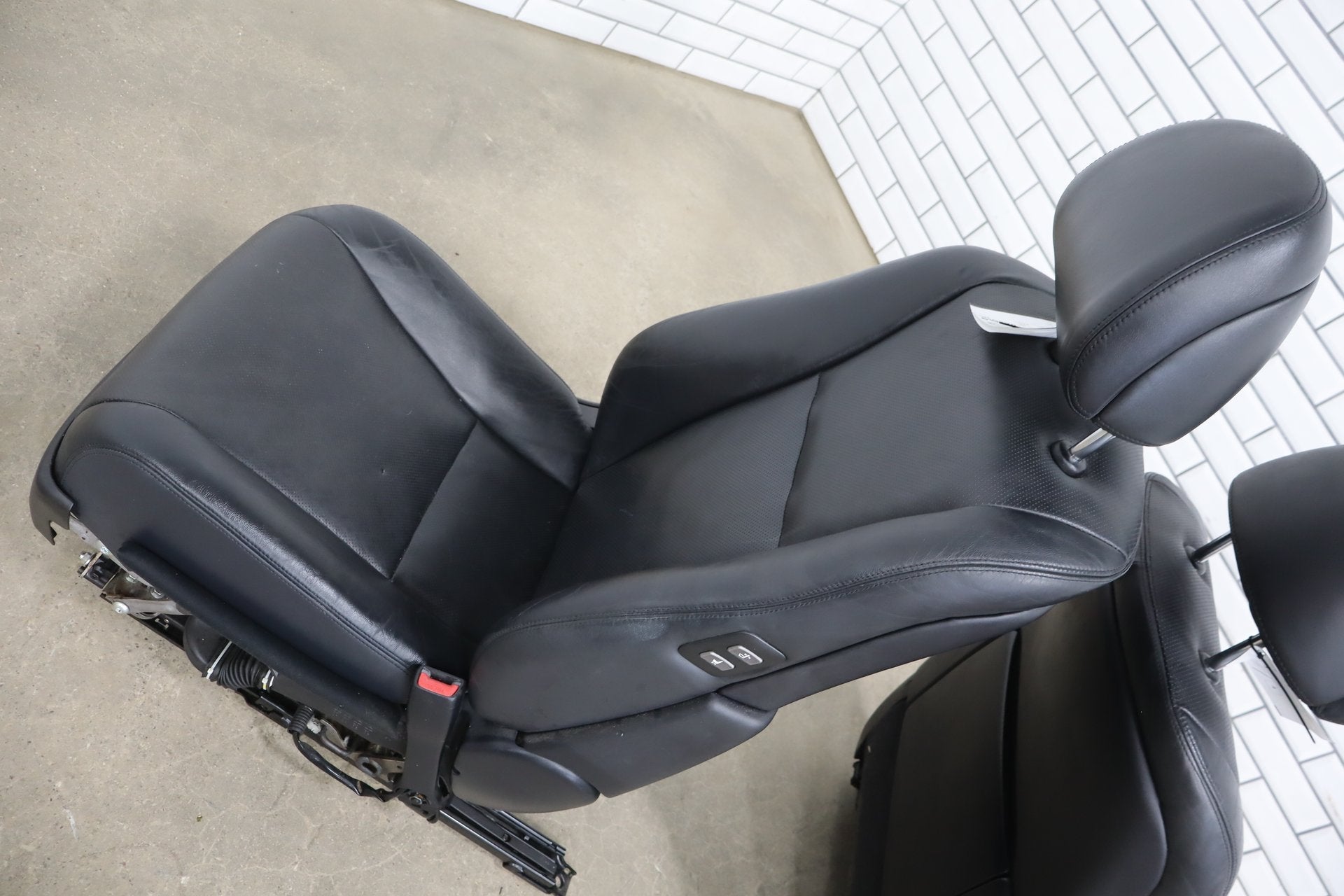 2012 Lexus LS460 Front & Rear Heated Power Leather Seat Set Black 20