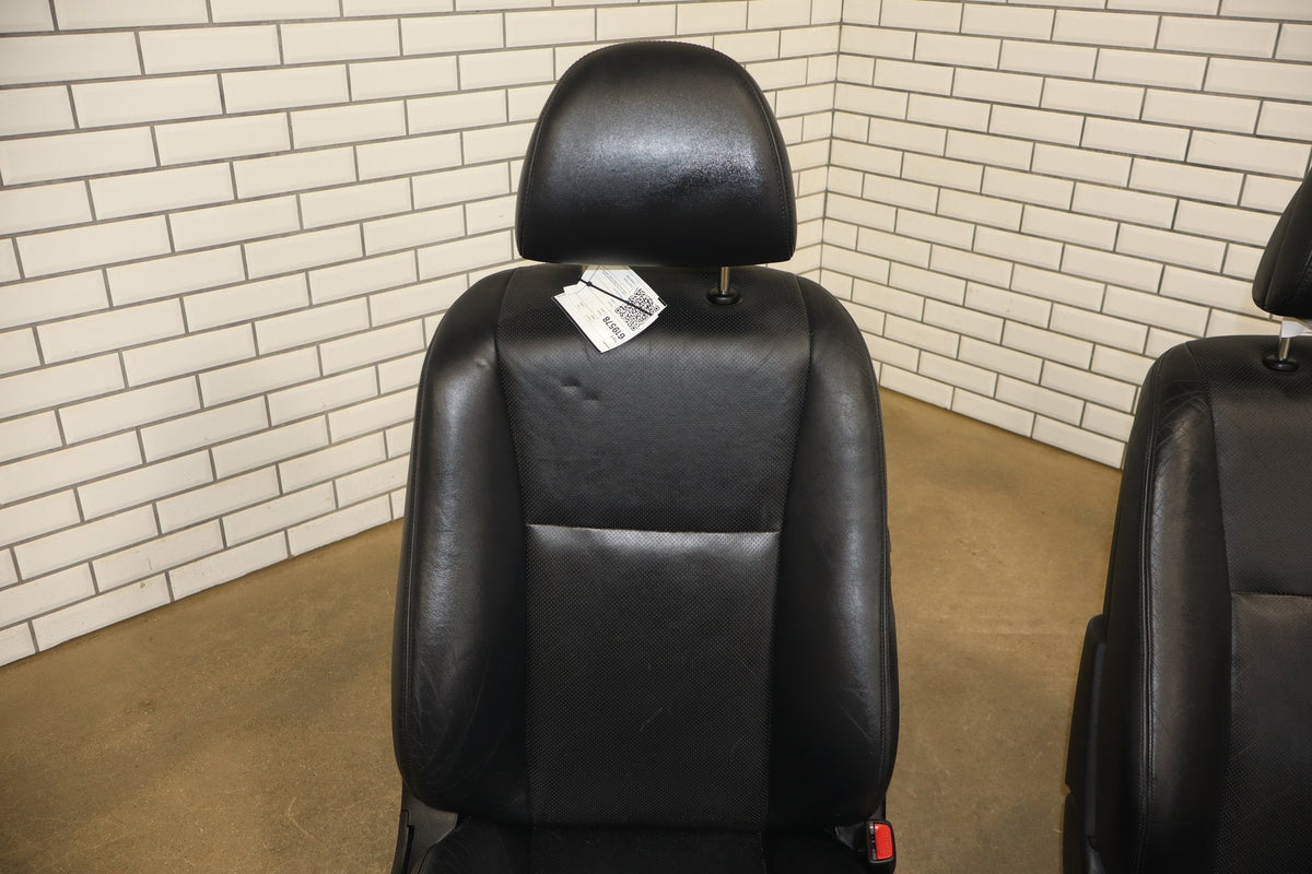 2012 Lexus LS460 Front & Rear Heated Power Leather Seat Set Black 20