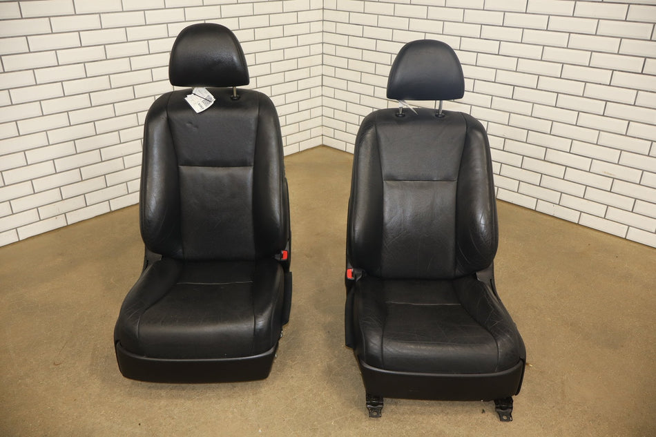 2012 Lexus LS460 Front & Rear Heated Power Leather Seat Set Black 20