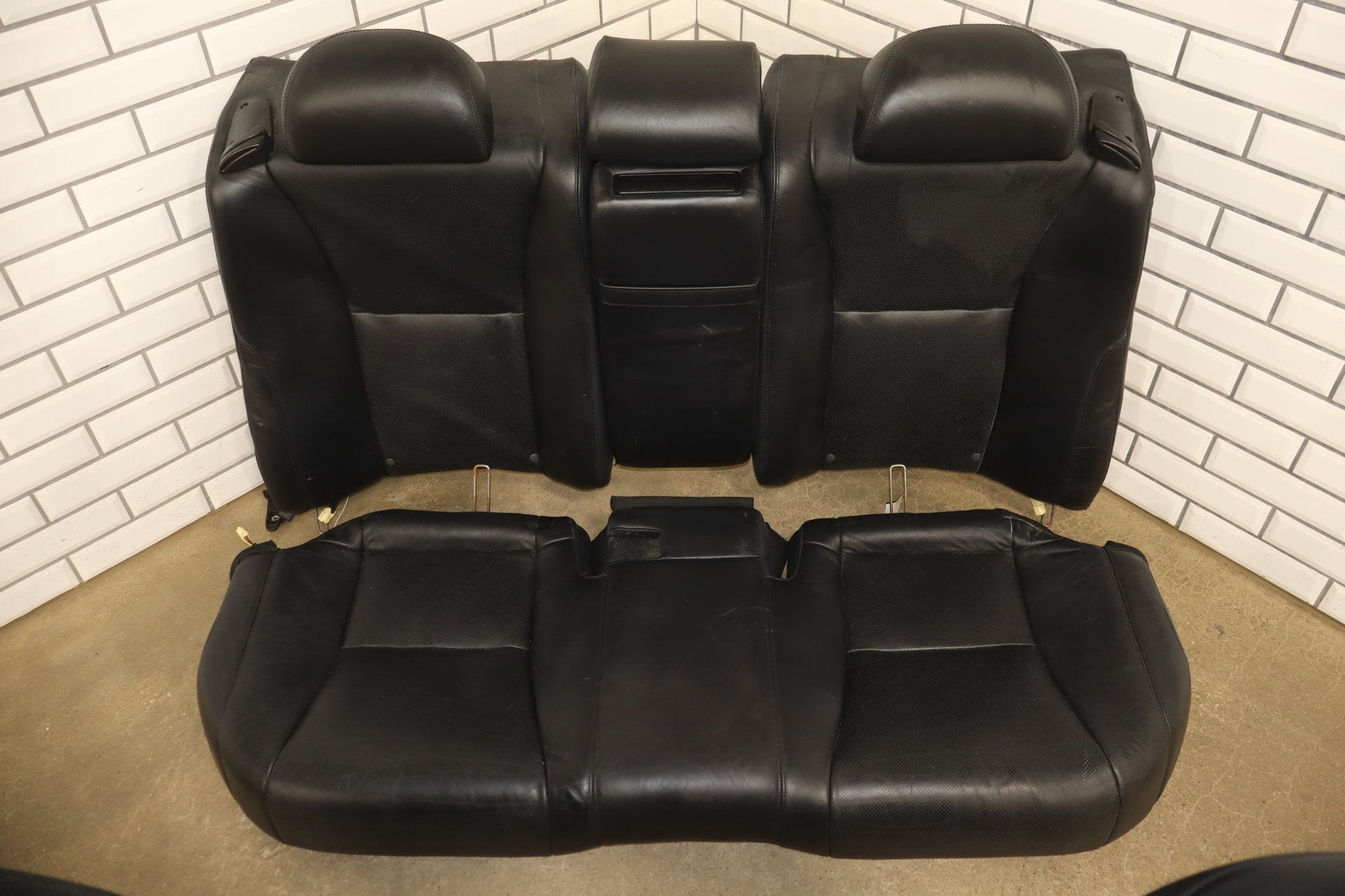 2012 Lexus LS460 Front & Rear Heated Power Leather Seat Set Black 20