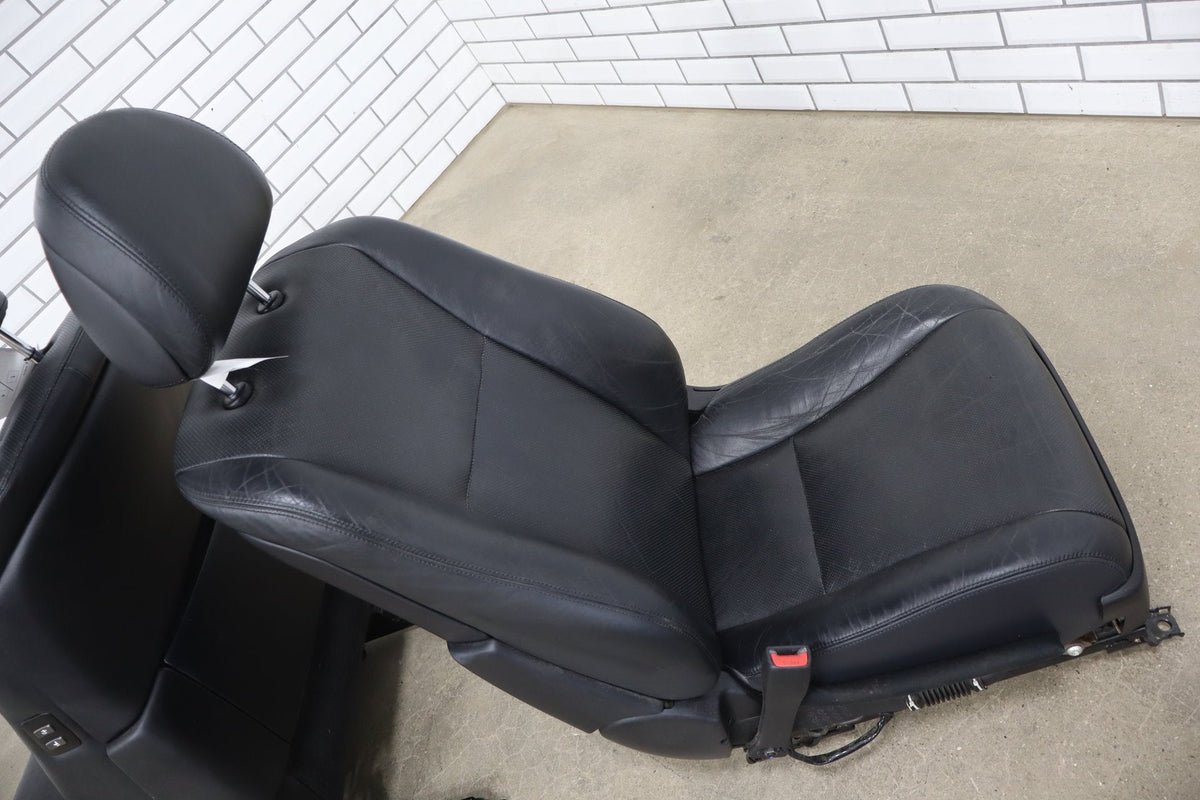 2012 Lexus LS460 Front & Rear Heated Power Leather Seat Set Black 20