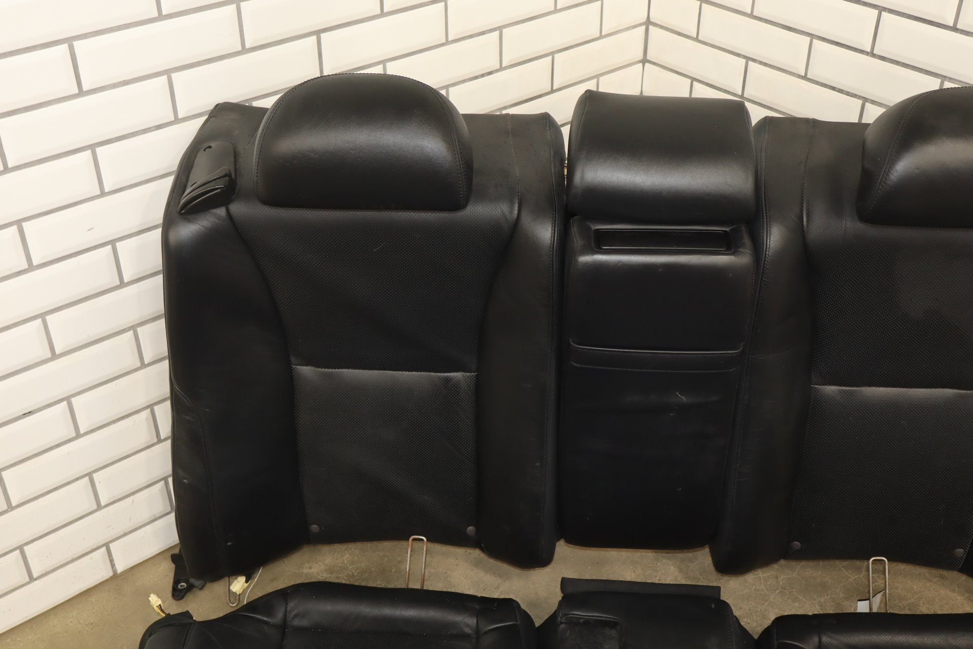 2012 Lexus LS460 Front & Rear Heated Power Leather Seat Set Black 20