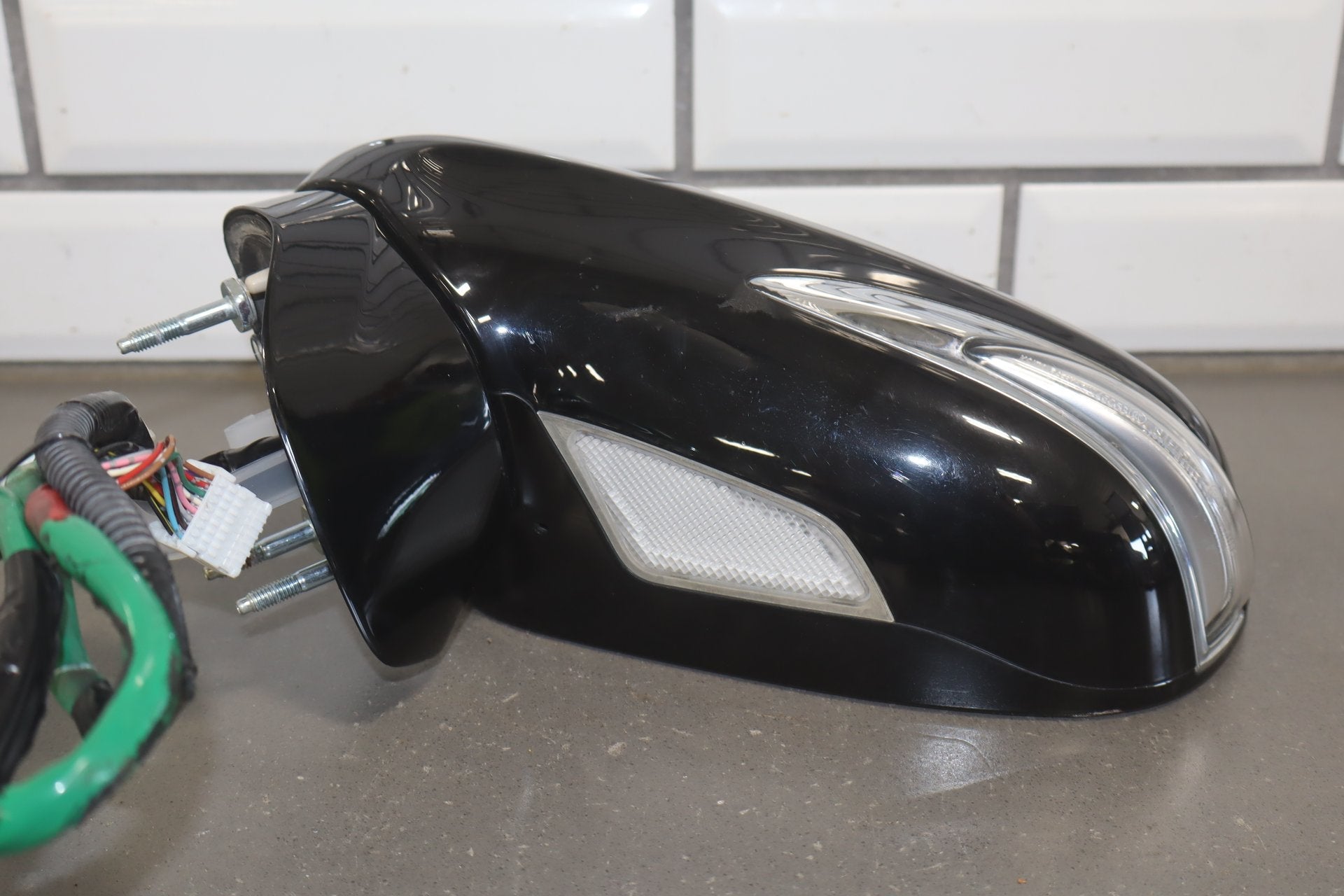 2012 Lexus LS460 Left Door Mirror Obsidian Black 212
