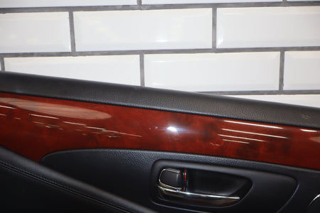 2012 Lexus LS460 Left Rear Door Panel Black 20