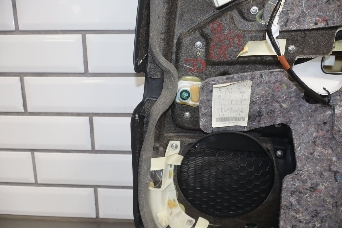 2012 Lexus LS460 Left Rear Door Panel Black 20