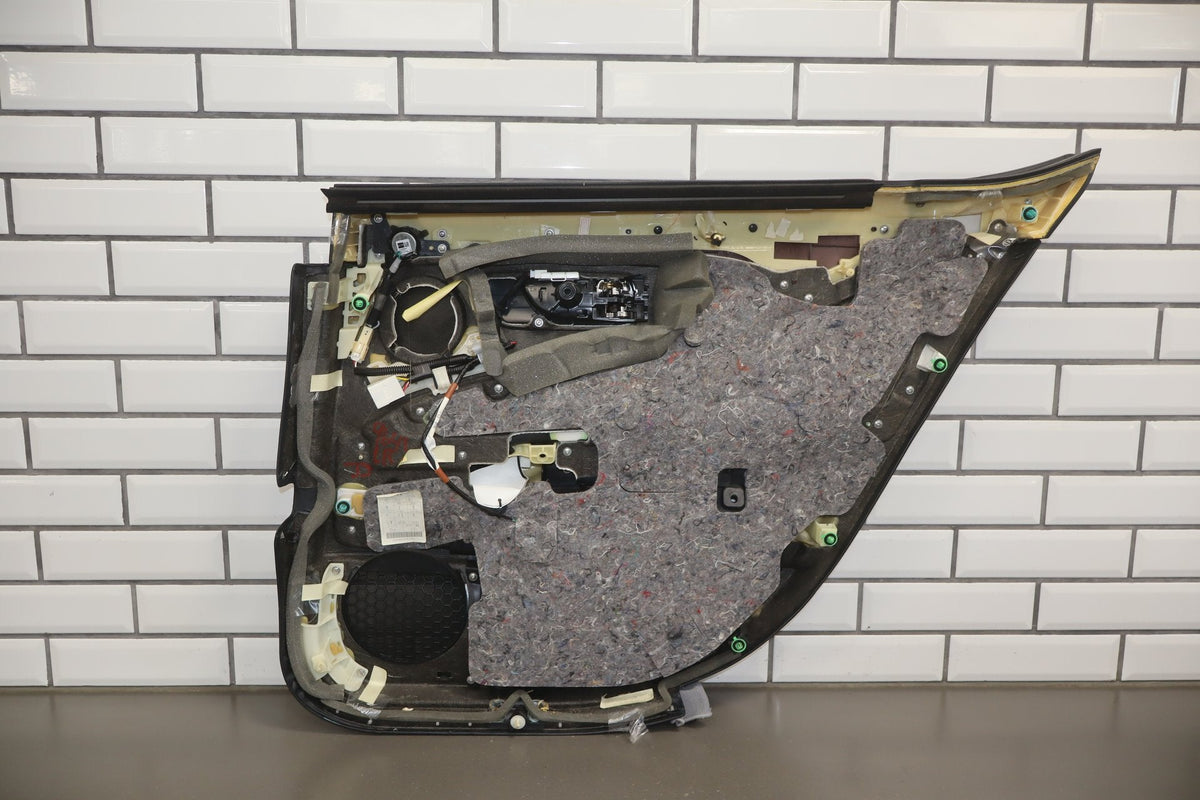 2012 Lexus LS460 Left Rear Door Panel Black 20