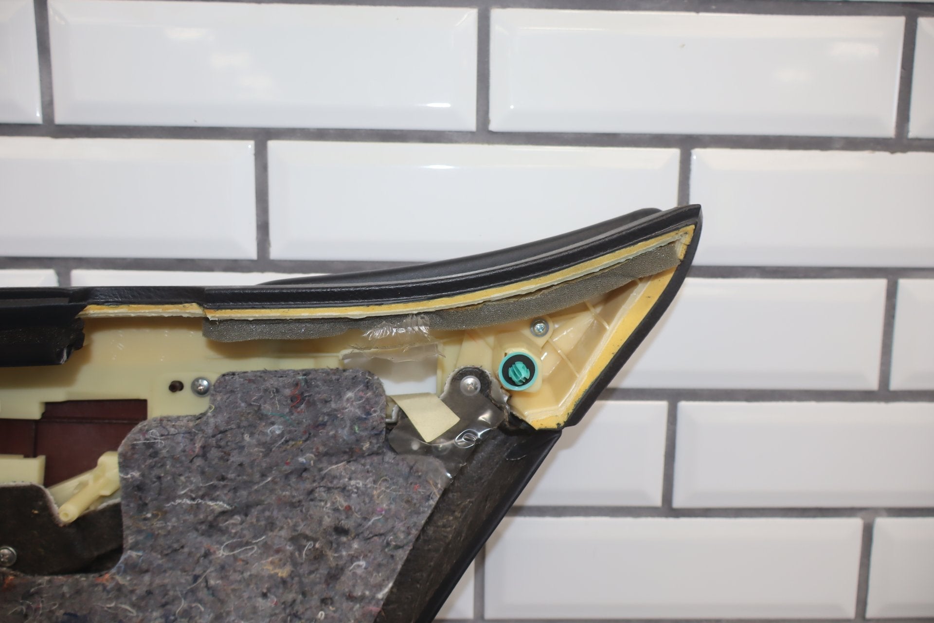 2012 Lexus LS460 Left Rear Door Panel Black 20