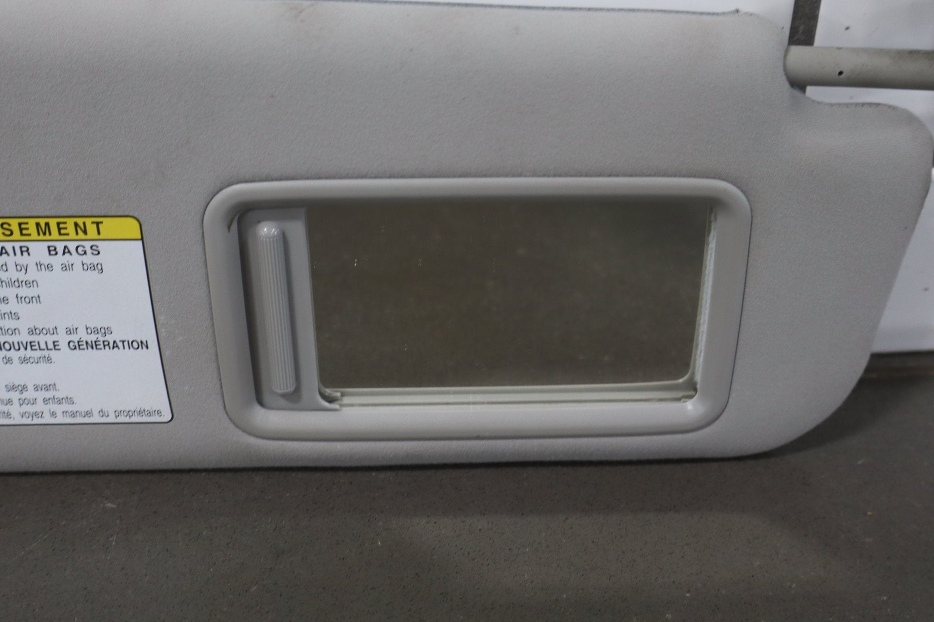 2012 Lexus LS460 Sun Visor Pair Left/Right Black 20