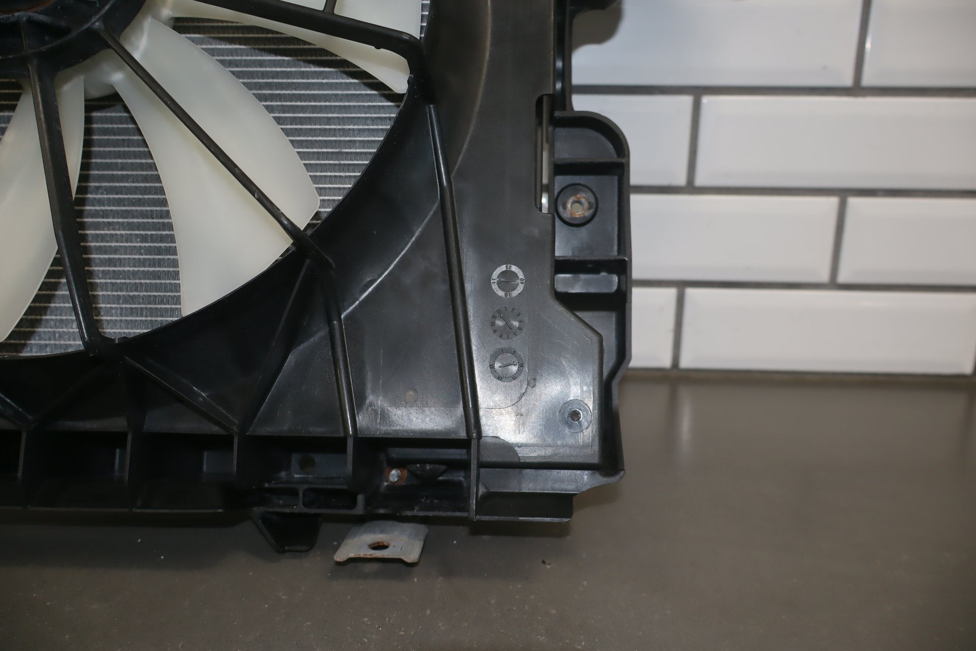 2012 Mitsubishi i-MiEV Core Support w/Condenser Radiator