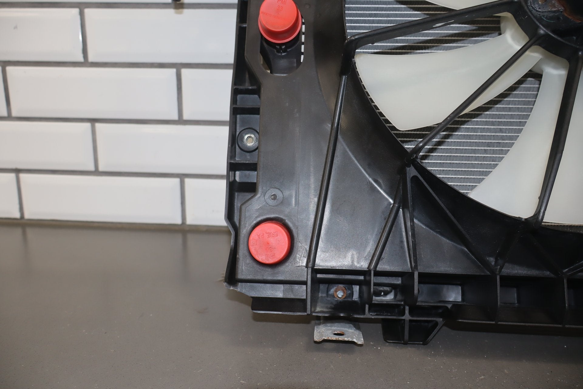 2012 Mitsubishi i-MiEV Core Support w/Condenser Radiator