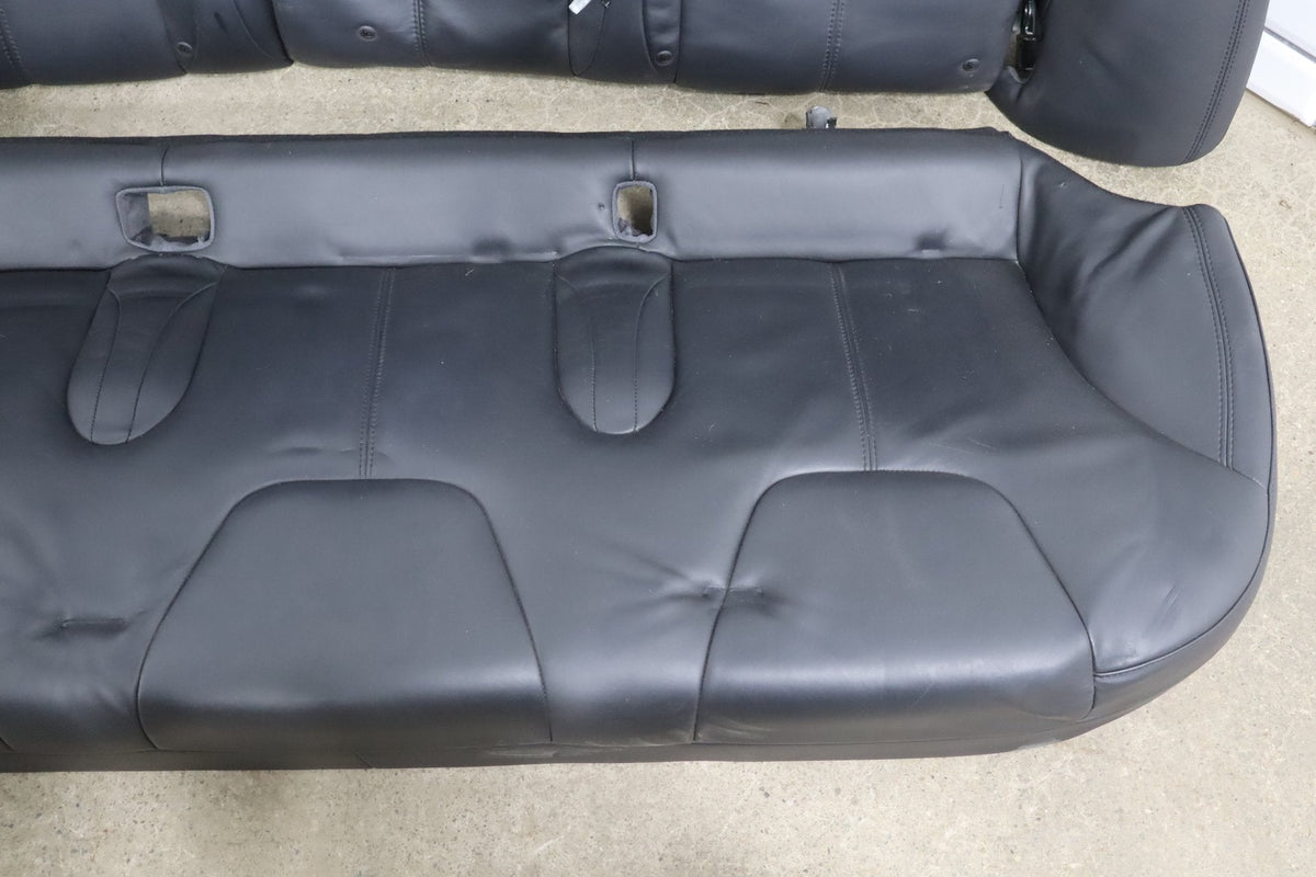 2012 Tesla Model S Black Heated Leather Seat Set 200k