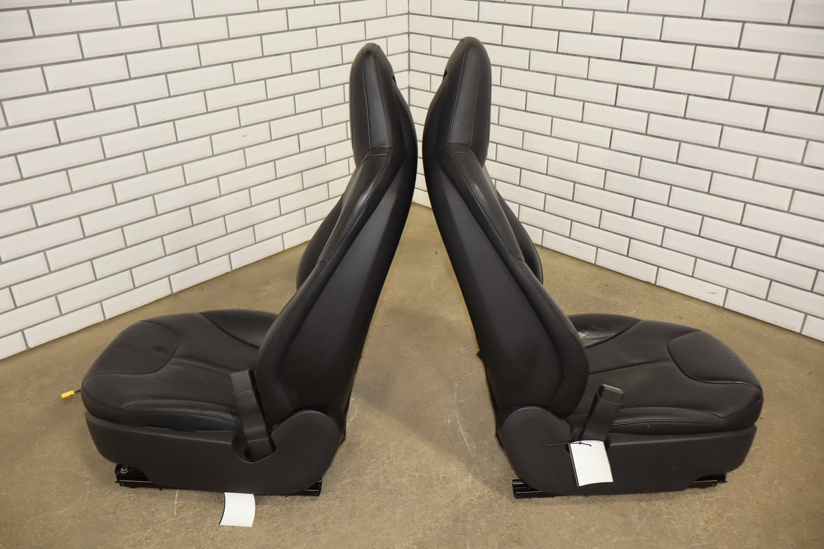 2012 Tesla Model S Black Heated Leather Seat Set 200k