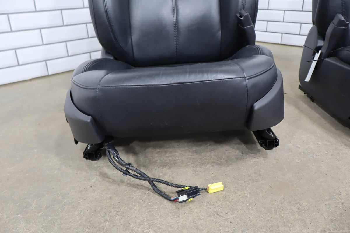 2012 Tesla Model S Black Heated Leather Seat Set 200k