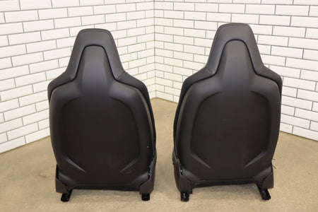 2012 Tesla Model S Black Heated Leather Seat Set 200k