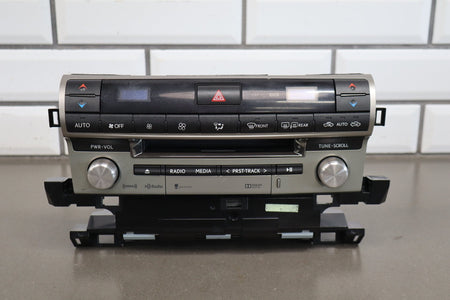 2013-2017 Lexus LS460 Radio Receiver Climate Panel 86130-50420 Silver (Untested)