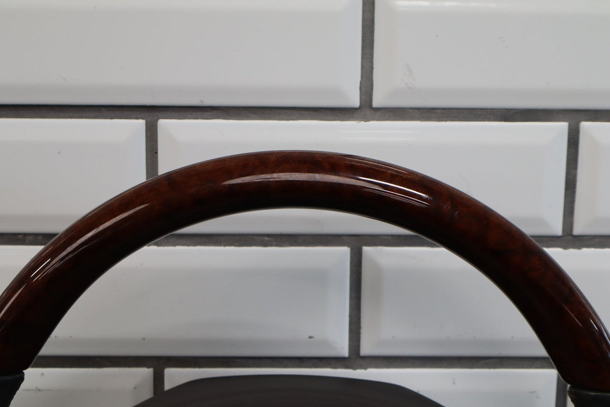 2013-2017 Lexus LS460 Wood Grain Leather Steering Wheel Parchment Walnut OEM