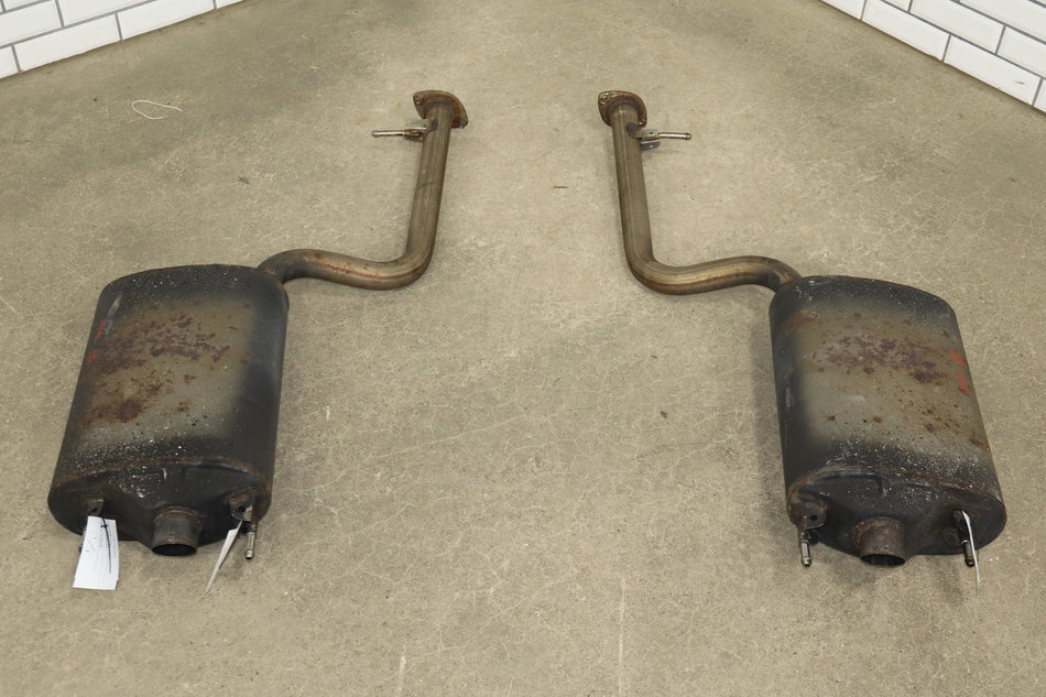 2013-2017 Lexus LS460 XF40 AWD Rear Left & Right Exhaust Mufflers Pair OEM