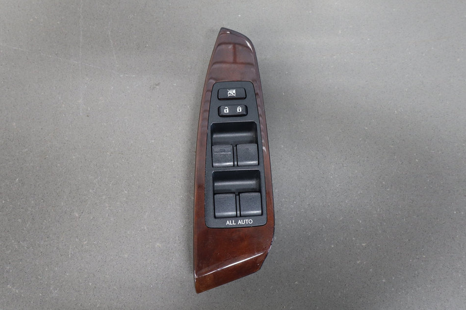 2013-2017 Lexus LS460 XF40 LH Driver Master Window Switch Wood Grain Assembly