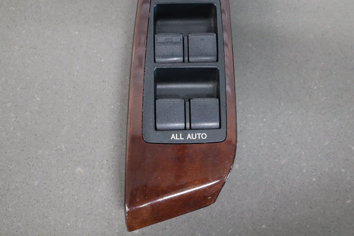 2013-2017 Lexus LS460 XF40 LH Driver Master Window Switch Wood Grain Assembly