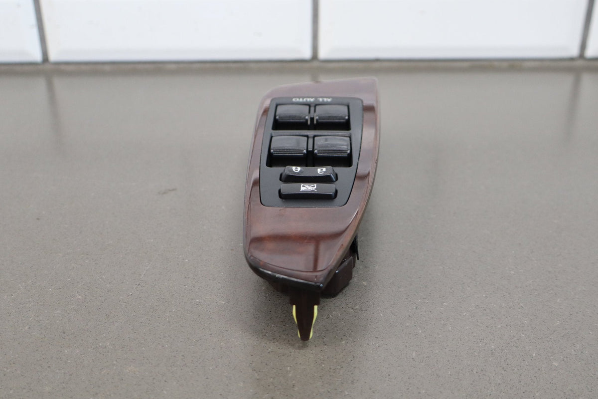 2013-2017 Lexus LS460 XF40 LH Driver Master Window Switch Wood Grain Assembly