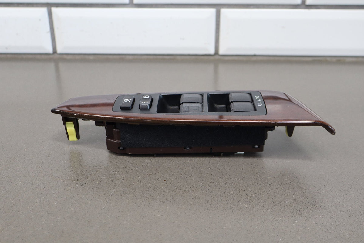 2013-2017 Lexus LS460 XF40 LH Driver Master Window Switch Wood Grain Assembly