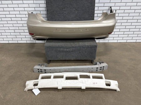 2013-2017 Lexus LS460 XF40 Rear Bumper Cover 4U7 Cashmere w Parking Sensors OEM