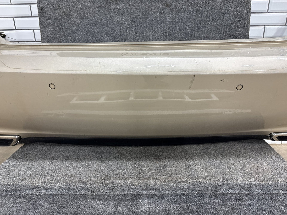 2013-2017 Lexus LS460 XF40 Rear Bumper Cover 4U7 Cashmere w Parking Sensors OEM