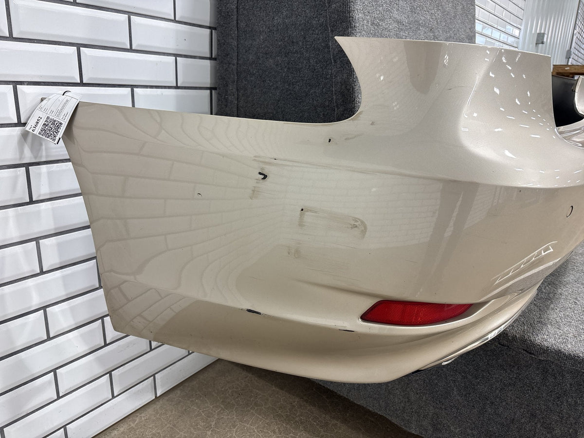 2013-2017 Lexus LS460 XF40 Rear Bumper Cover 4U7 Cashmere w Parking Sensors OEM