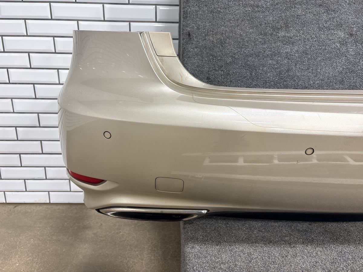 2013-2017 Lexus LS460 XF40 Rear Bumper Cover 4U7 Cashmere w Parking Sensors OEM