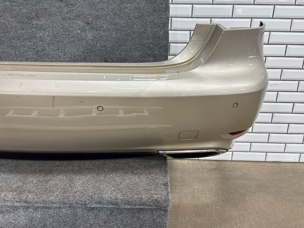 2013-2017 Lexus LS460 XF40 Rear Bumper Cover 4U7 Cashmere w Parking Sensors OEM