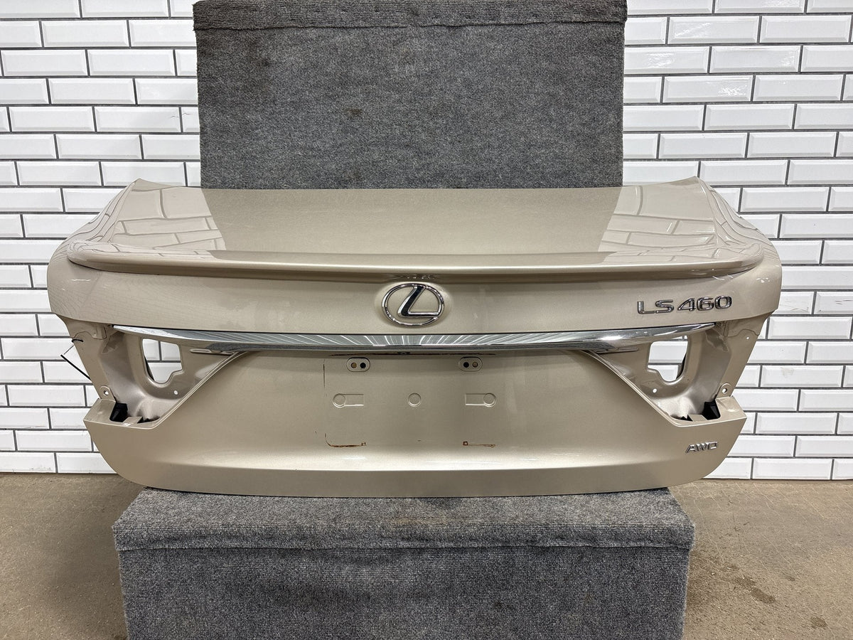 2013-2017 Lexus LS460 XF40 Rear Decklid Trunk Lid Satin Cashmere Metallic 4U7