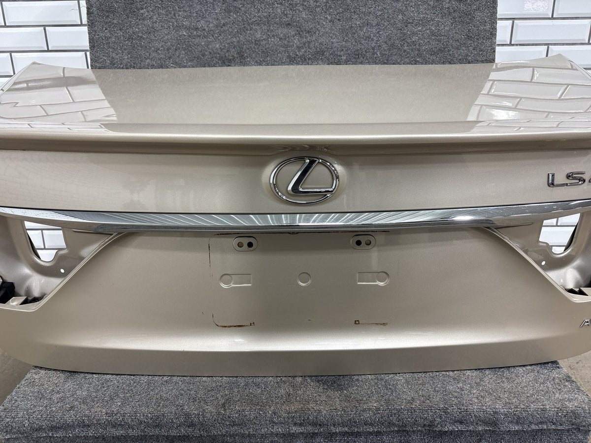 2013-2017 Lexus LS460 XF40 Rear Decklid Trunk Lid Satin Cashmere Metallic 4U7
