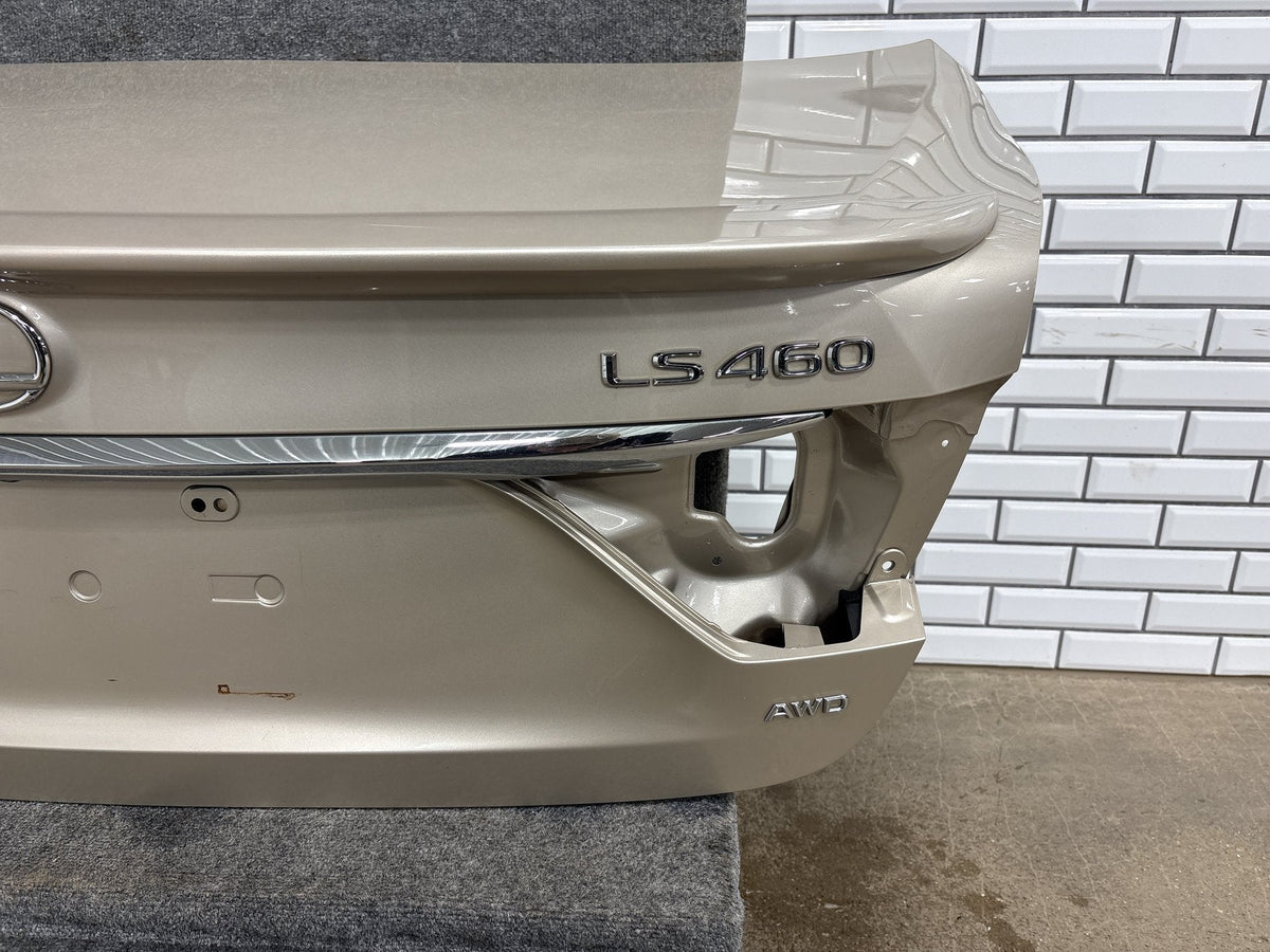 2013-2017 Lexus LS460 XF40 Rear Decklid Trunk Lid Satin Cashmere Metallic 4U7