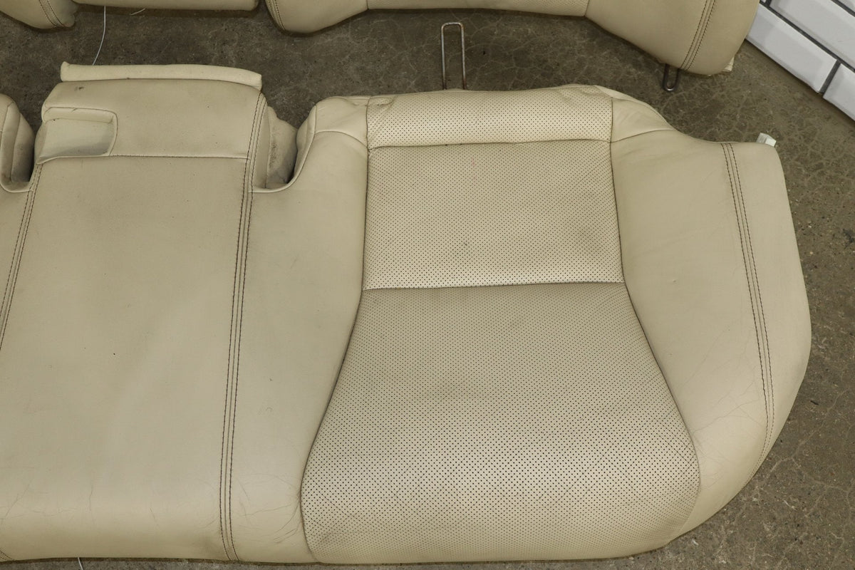 2013-2017 Lexus LS460 XF40 Rear Seat Upper & Lower Parchment Leather (Stained)