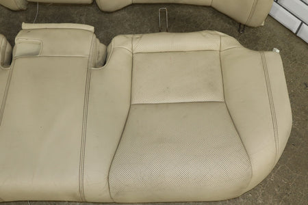2013-2017 Lexus LS460 XF40 Rear Seat Upper & Lower Parchment Leather (Stained)