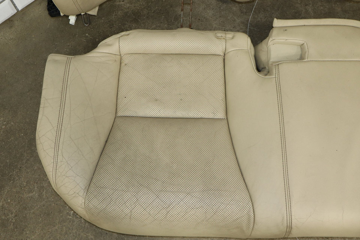 2013-2017 Lexus LS460 XF40 Rear Seat Upper & Lower Parchment Leather (Stained)