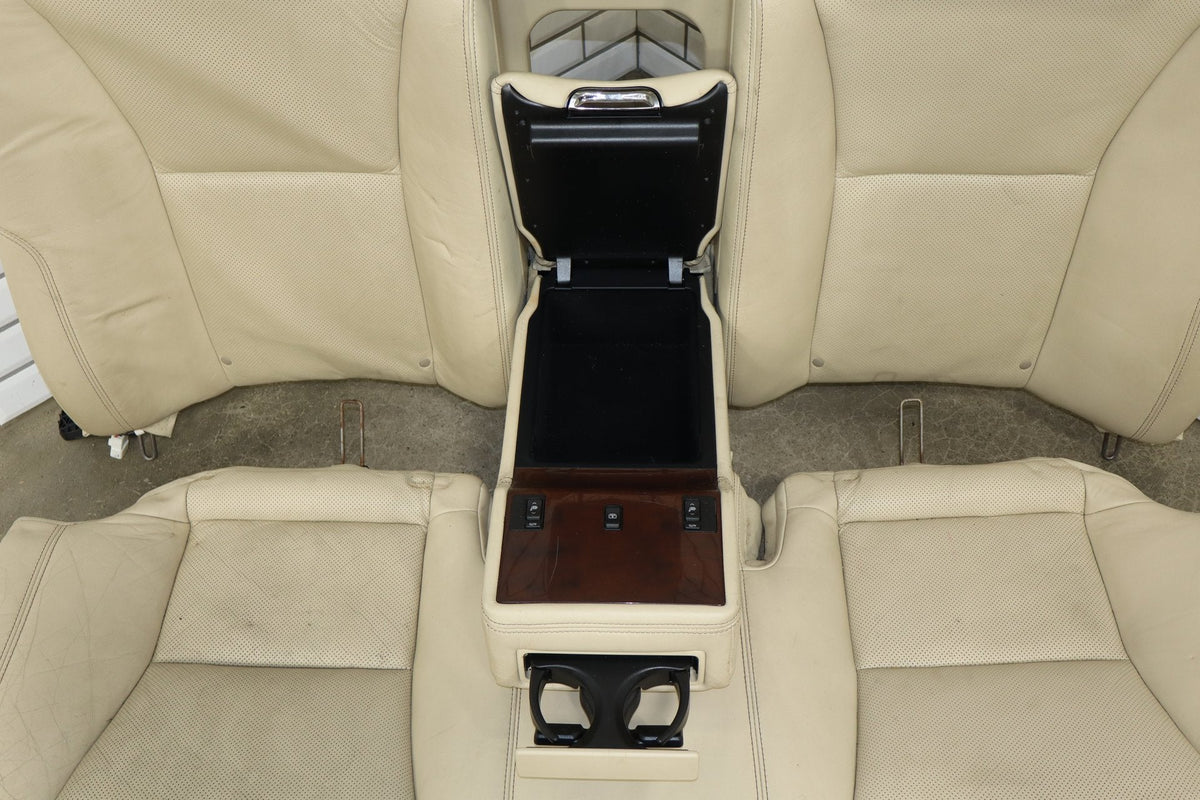 2013-2017 Lexus LS460 XF40 Rear Seat Upper & Lower Parchment Leather (Stained)