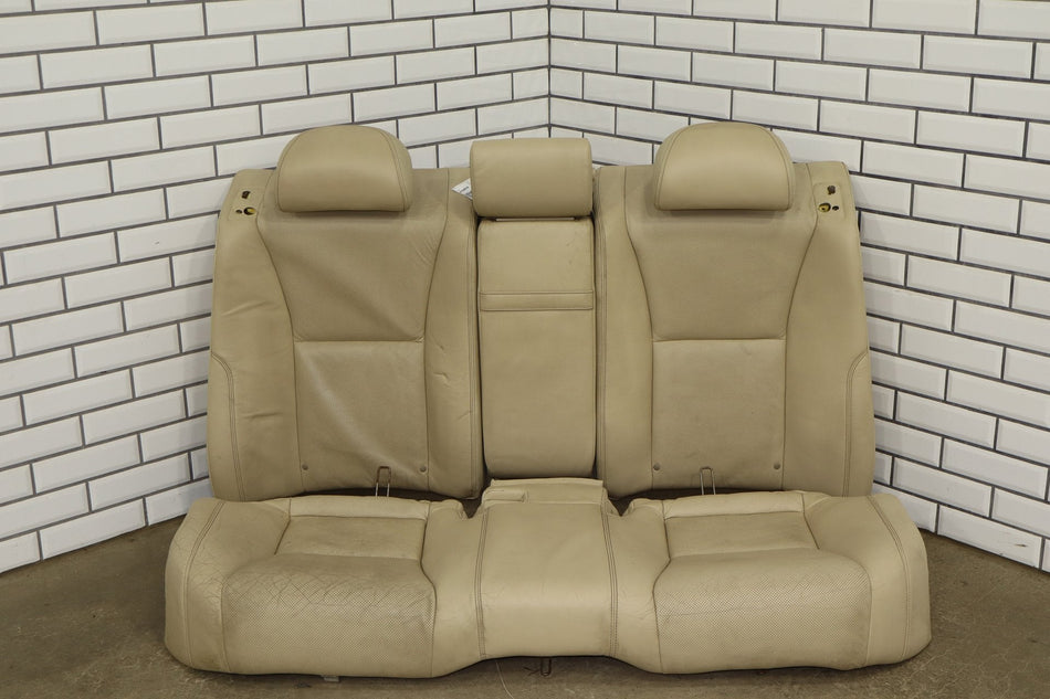 2013-2017 Lexus LS460 XF40 Rear Seat Upper & Lower Parchment Leather (Stained)