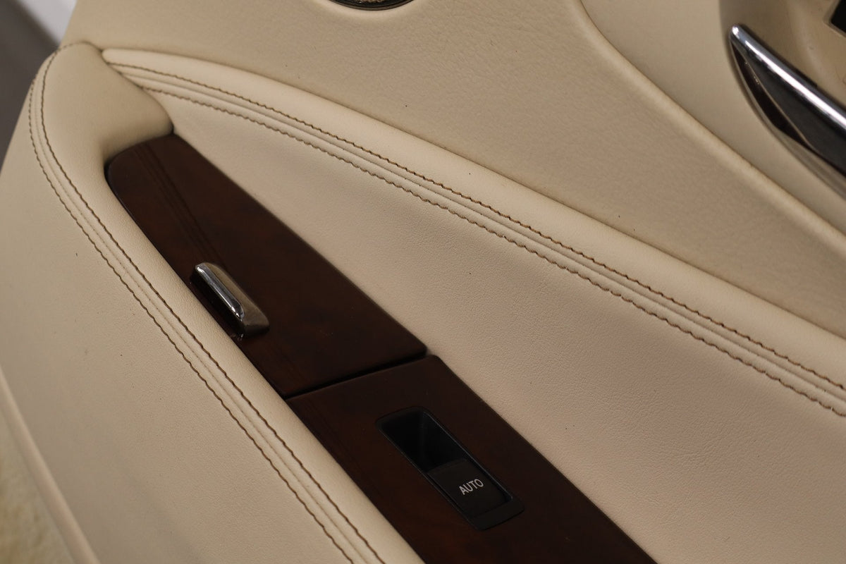 2013-2017 Lexus LS460 XF40 RH Rear Interior Door Trim Panel Parchment Walnut OEM