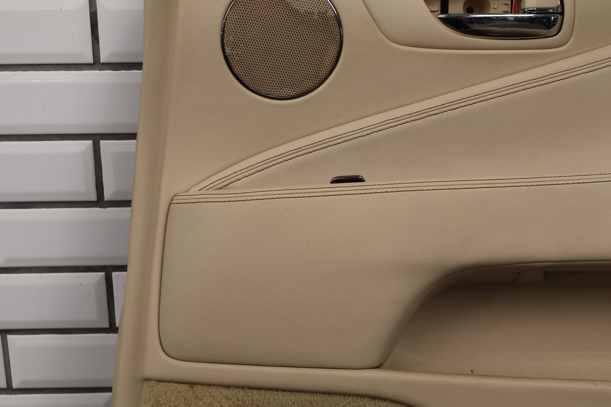 2013-2017 Lexus LS460 XF40 RH Rear Interior Door Trim Panel Parchment Walnut OEM