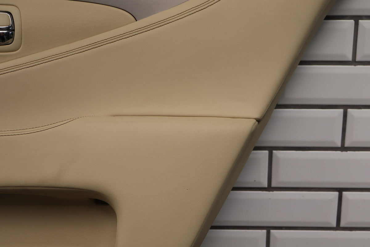 2013-2017 Lexus LS460 XF40 RH Rear Interior Door Trim Panel Parchment Walnut OEM