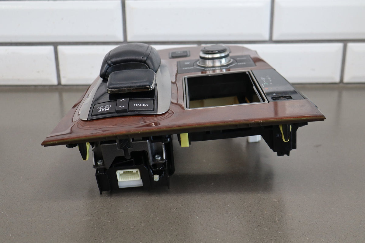 2013-2017 Lexus LS460 XF40 Wood Grain Floor Shifter Bezel Assembly Complete OEM