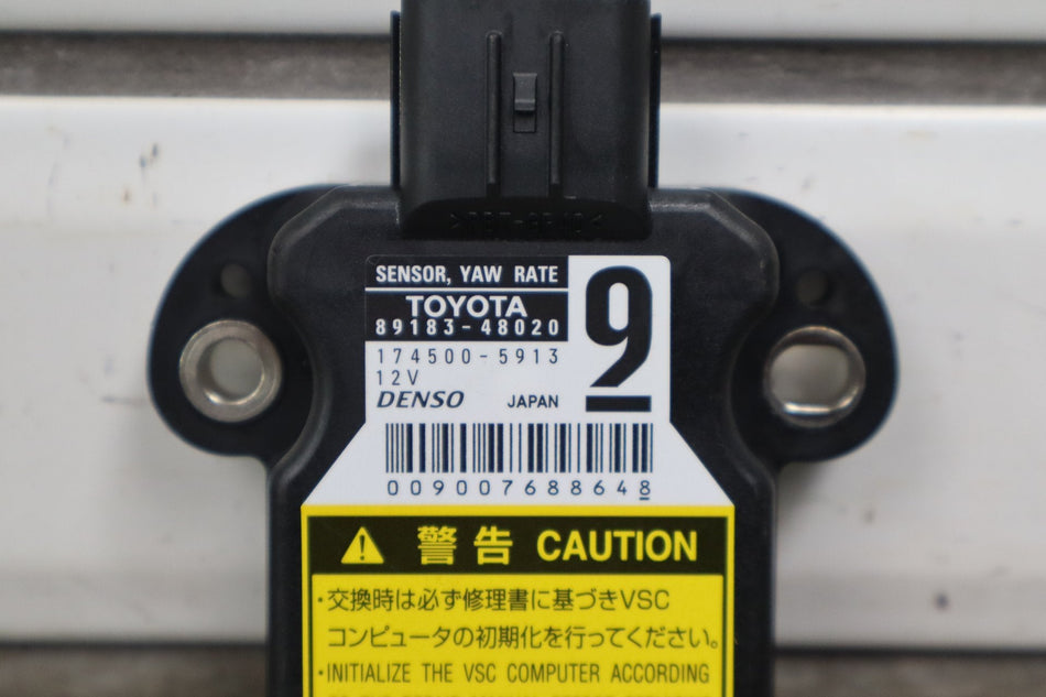 2013-2017 Lexus LS460 XF40 Yaw Rate Sensor VSC Module 89183-48020 OEM