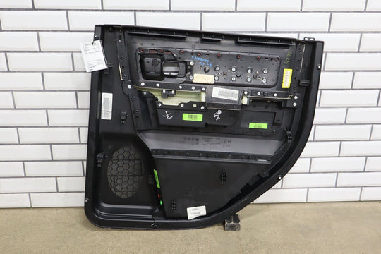 2013 - 2018 Dodge Ram Rebel Left Rear Interior Door Panel (Black / Red XR)