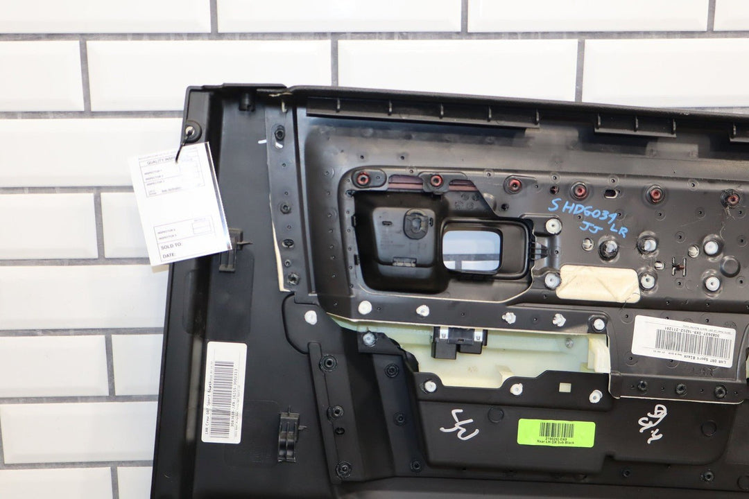 2013 - 2018 Dodge Ram Rebel Left Rear Interior Door Panel (Black / Red XR)