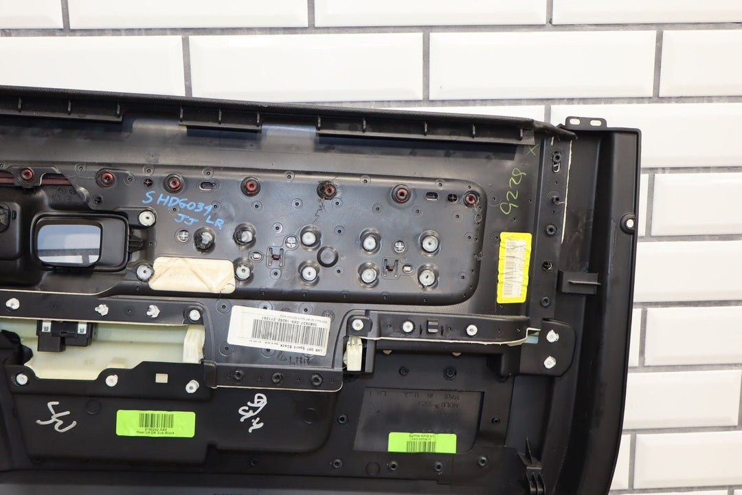 2013 - 2018 Dodge Ram Rebel Left Rear Interior Door Panel (Black / Red XR)